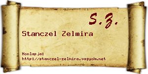 Stanczel Zelmira névjegykártya